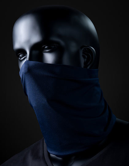 Bandana Poly navy 2-lagig