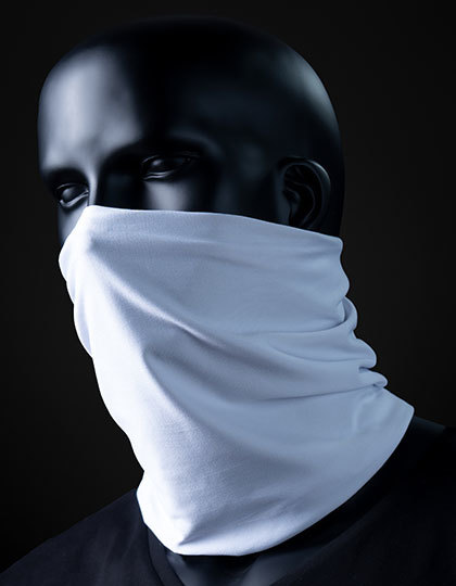 Bandana Poly weiss 2-lagig