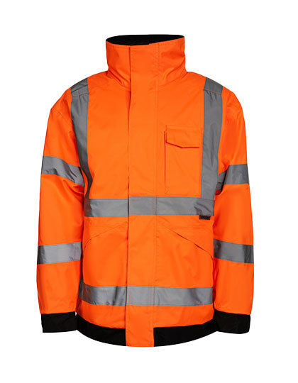 Hi-Vis Light Rain Jacket Kaunas Signal-Orange Regenjacke Hi-Vis Light Rain Jacket Kaunas Signal-Orange Regenjacke