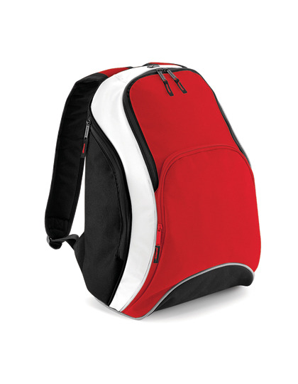 Teamwear Backpack Rucksack rot schwarz weiss Teamwear Backpack Rucksack rot schwarz weiss