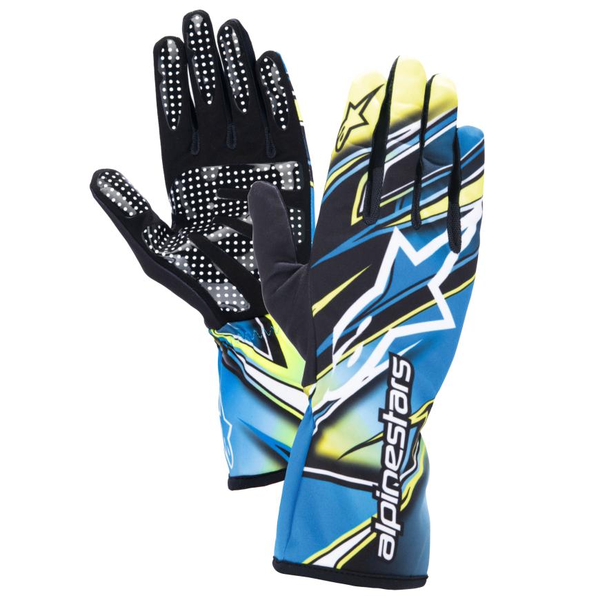 Alpinestars Handschuh Tech 1K Race V2 Competition gelb/blau Alpinestars Handschuh Tech 1K Race V2 Competition gelb/blau