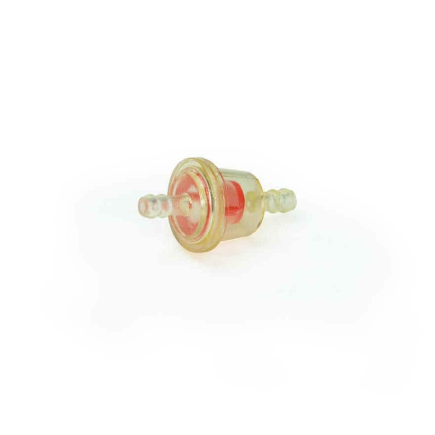 Benzinfilter rund klein für 6 mm Schlauch L: 50 mm Ø: 27 mm Benzinfilter rund klein für 6 mm Schlauch L: 50 mm Ø: 27 mm
