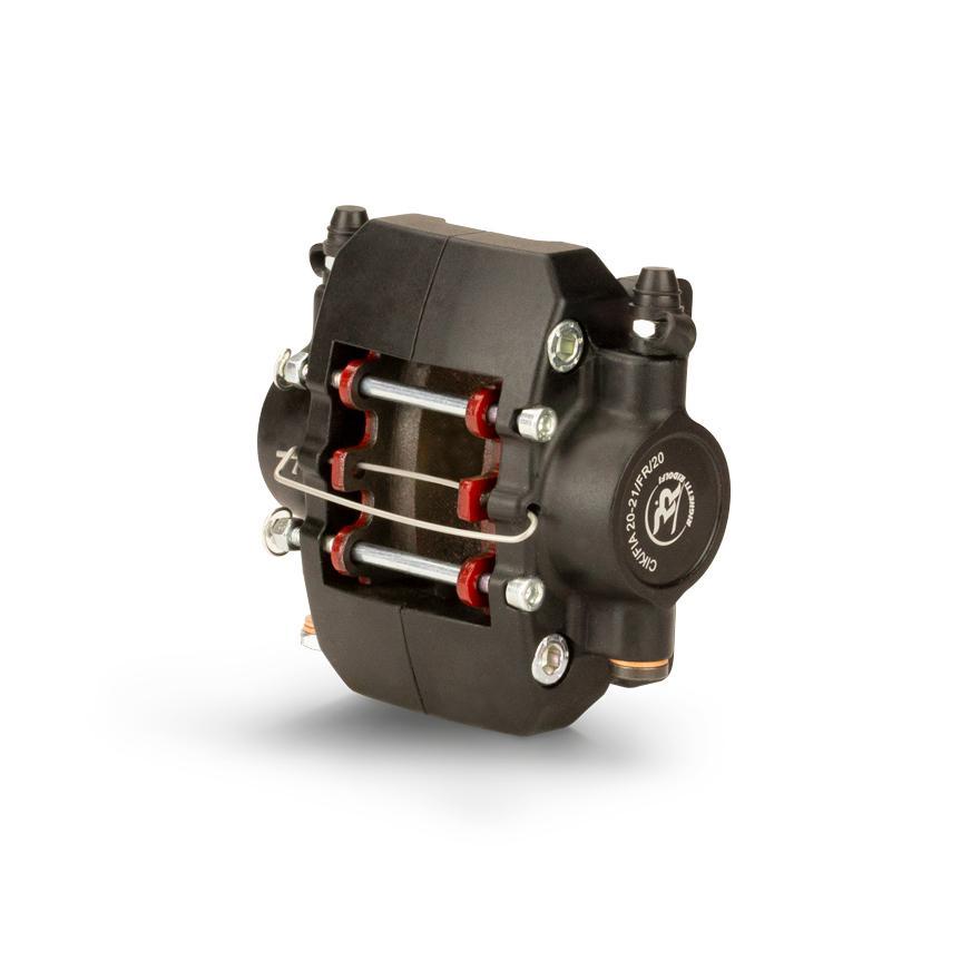 Kart Bremssattel hinten 2-Kolben schwarz | MA20 Bremse CIK/FIA Kart Bremssattel hinten 2-Kolben schwarz | MA20 Bremse CIK/FIA