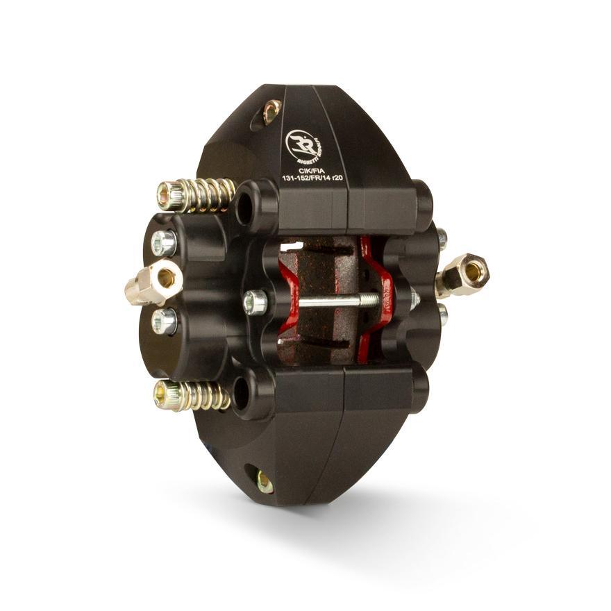 Kart Bremssattel hinten 4-Kolben schwarz | CIK/FIA Kart Bremssattel hinten 4-Kolben schwarz | CIK/FIA