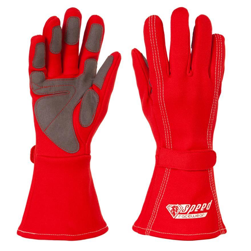 SALE Speed Handschuhe | AUCKLAND G-1 | rot Karthandschuhe