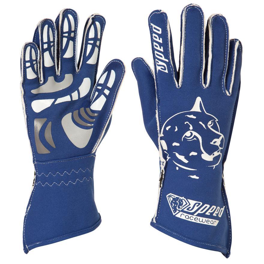 SALE Speed Handschuhe | MELBOURNE G-2 | blau,weiß Karthandschuhe