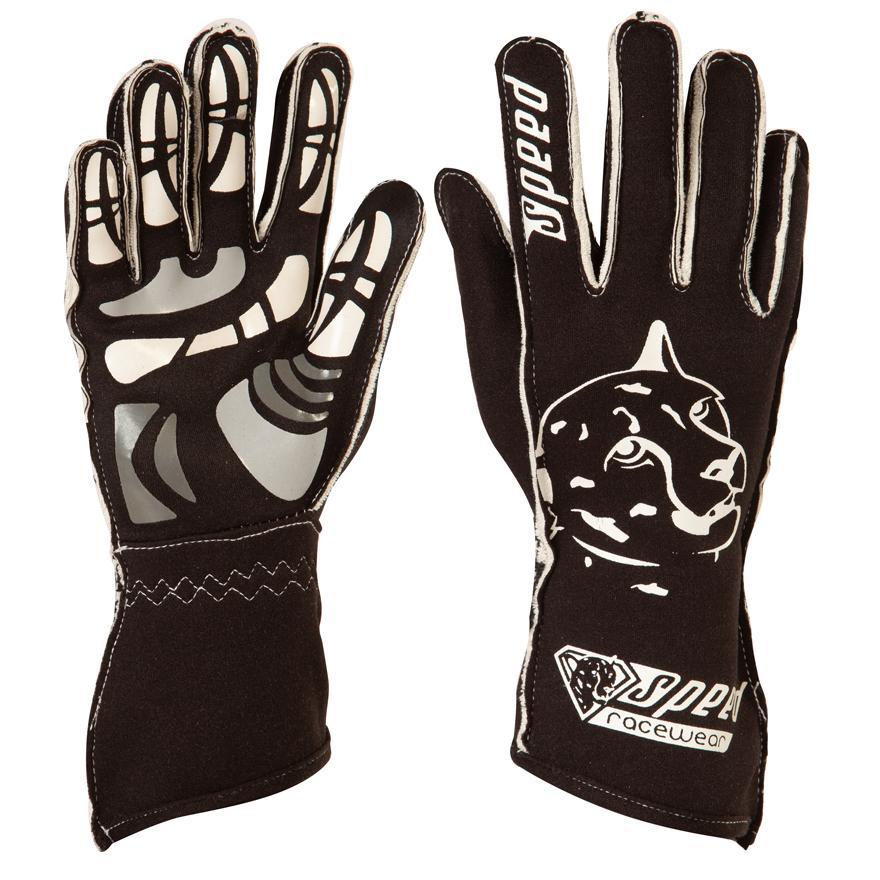 SALE Speed Handschuhe | MELBOURNE G-2 | schwarz/weiss Karthandschuhe