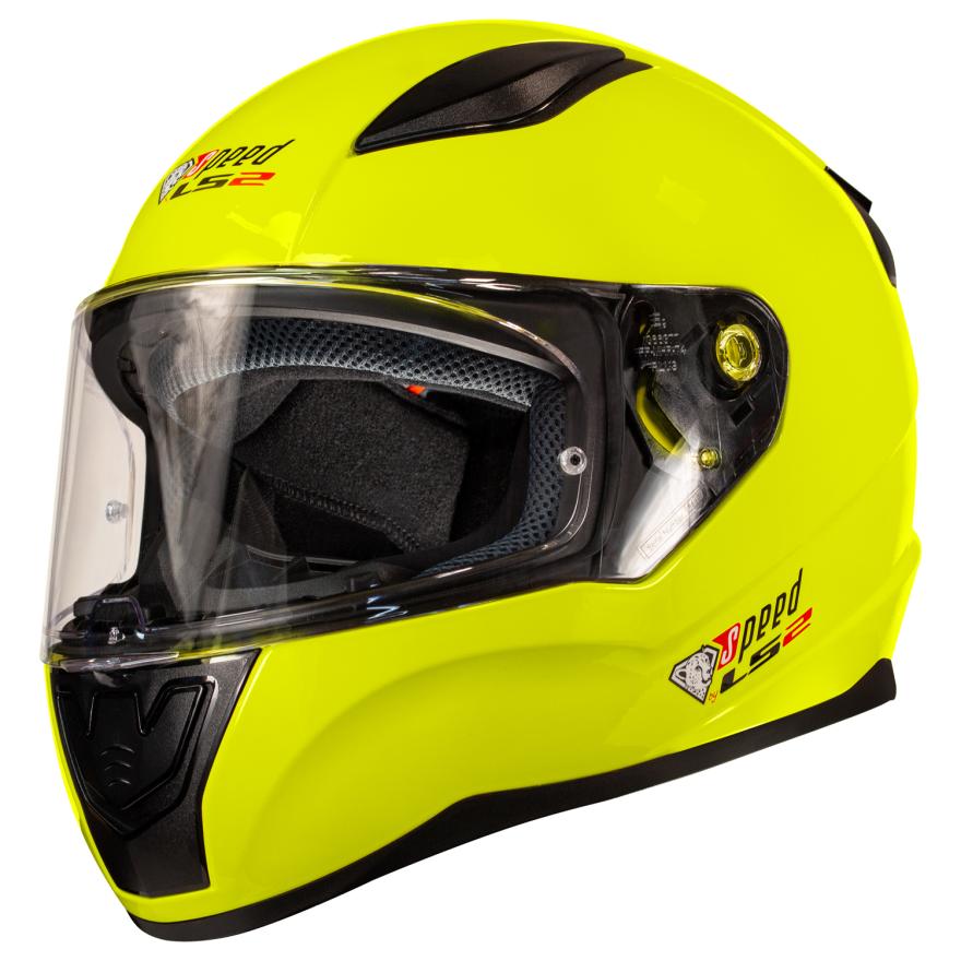 Karthelm Motorradhelm Speed LS2 gelb ECE 22.06 Karthelm Motorradhelm Speed LS2 gelb ECE 22.06