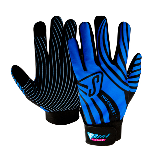 Speed Handschuh PRO-GAMER V-1 | schwarz-blau Speed Handschuh PRO-GAMER V-1 | schwarz-blau