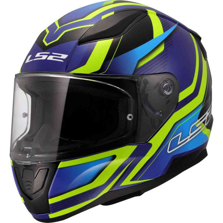 Karthelm Motorradhelm LS2 FF353 Rapid II Flitz blau-gelb Karthelm Motorradhelm LS2 FF353 Rapid II Flitz blau-gelb