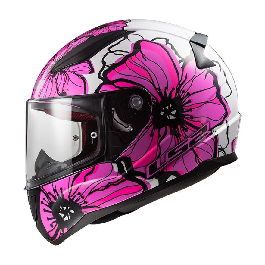 Karthelm Motorradhelm LS2 FF353 Rapid II Poppies Karthelm Motorradhelm LS2 FF353 Rapid II Poppies