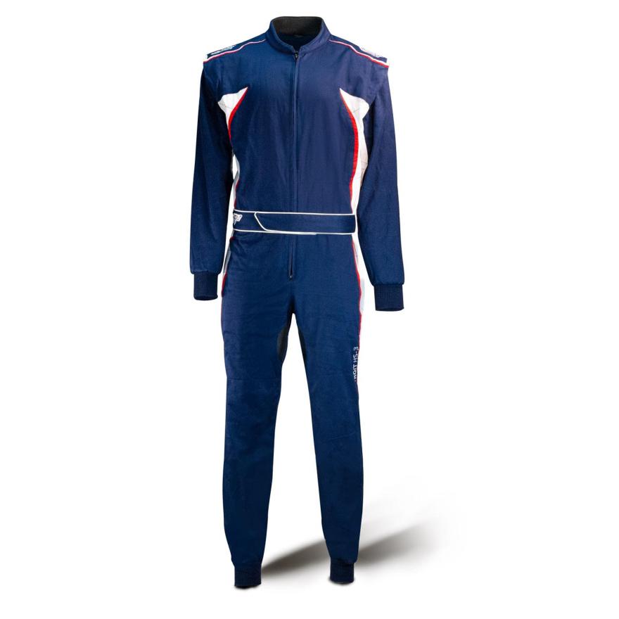 SALE Speed Kartoverall Hobby | DETROIT HS-3 | blau/rot/weiß