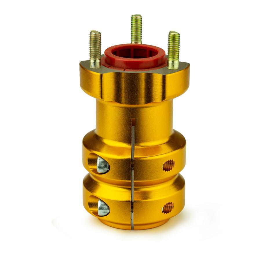 Radstern hinten f. 40 mm Achse | Länge: 115 mm | gold