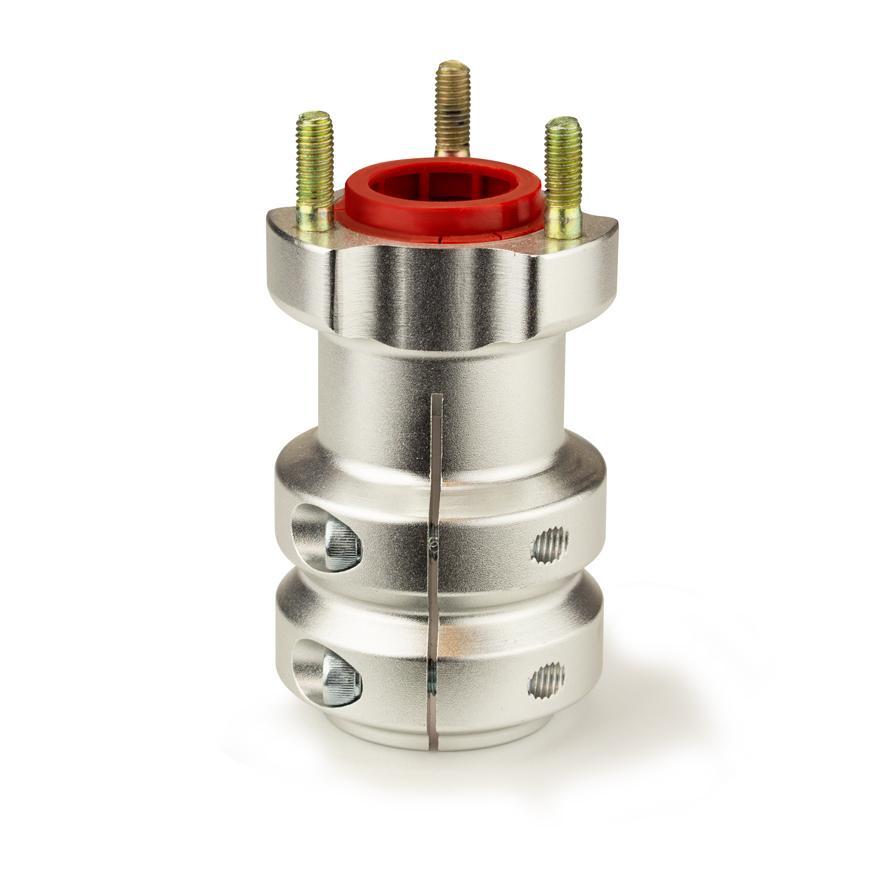 Radstern hinten f. 40 mm Achse | Länge: 115 mm | silber