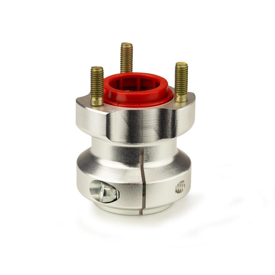 Radstern hinten f. 40 mm Achse | Länge: 062 mm | silber