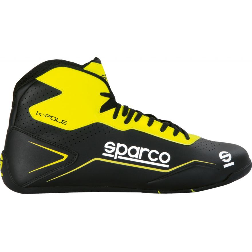 Sparco Kart Schuhe K-POLE schwarz/gelb Sparco Kart Schuhe K-POLE schwarz/gelb