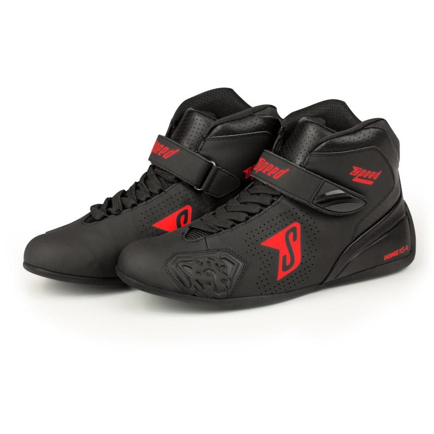 Speed Kartschuhe ROME KS-4 | schwarz, rot Speed Kartschuhe ROME KS-4 | schwarz, rot
