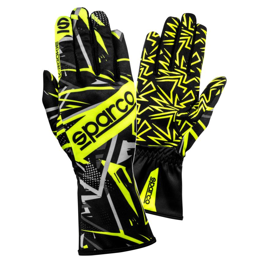 Sparco Karthandschuhe K-Rookie schwarz-gelb Sparco Karthandschuhe K-Rookie schwarz-gelb