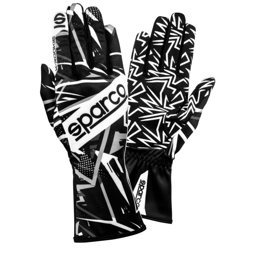 Sparco Karthandschuhe K-Rookie schwarz-weiss Sparco Karthandschuhe K-Rookie schwarz-weiss
