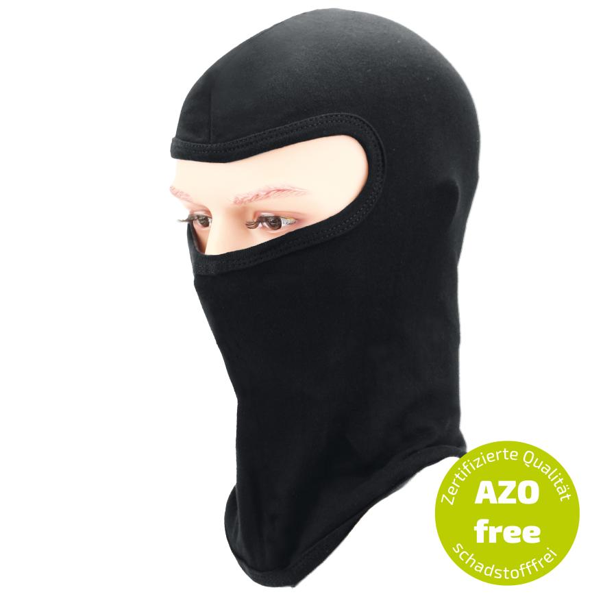 Sturmhaube schwarz EXTRA leicht Polyester/Baumwolle Sturmhaube schwarz EXTRA leicht Polyester/Baumwolle
