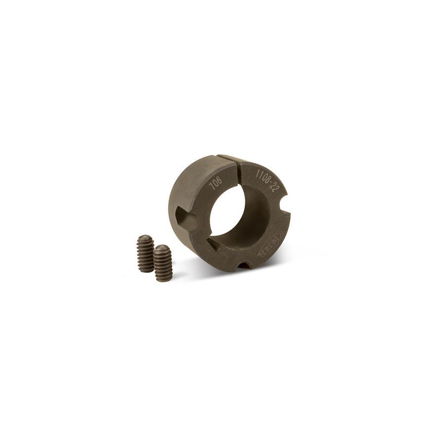 TL-Buchse 1108-22 f. Zahnr.-Scheibe | Ø-innen: 22mm Sondernut: 7mm TL-Buchse 1108-22 f. Zahnr.-Scheibe | Ø-innen: 22mm Sondernut: 7mm