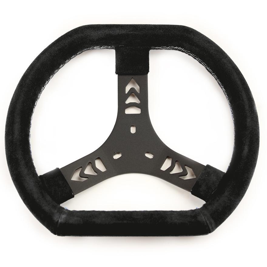 Wildleder Lenkrad schwarz | doppelt abgerundet Ø:320mm Wildleder Lenkrad schwarz | doppelt abgerundet Ø:320mm