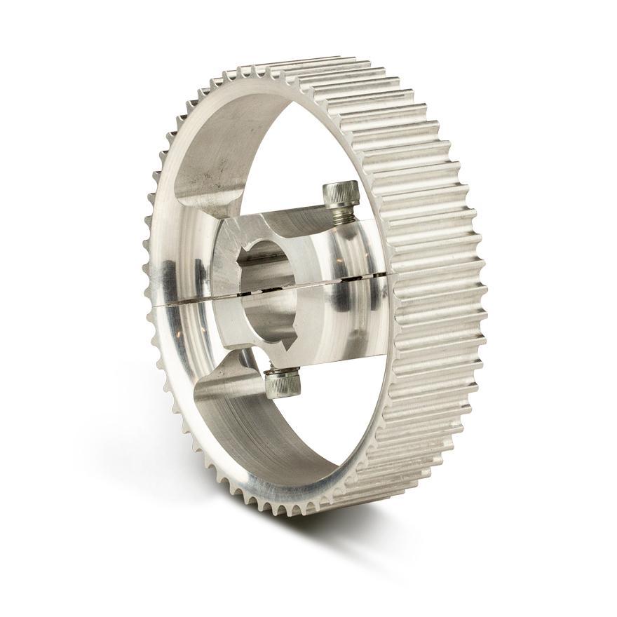 Zahnriemenscheibe geteilt, für 30 mm Achse 78 Zähne Zahnriemenscheibe geteilt, für 30 mm Achse 78 Zähne